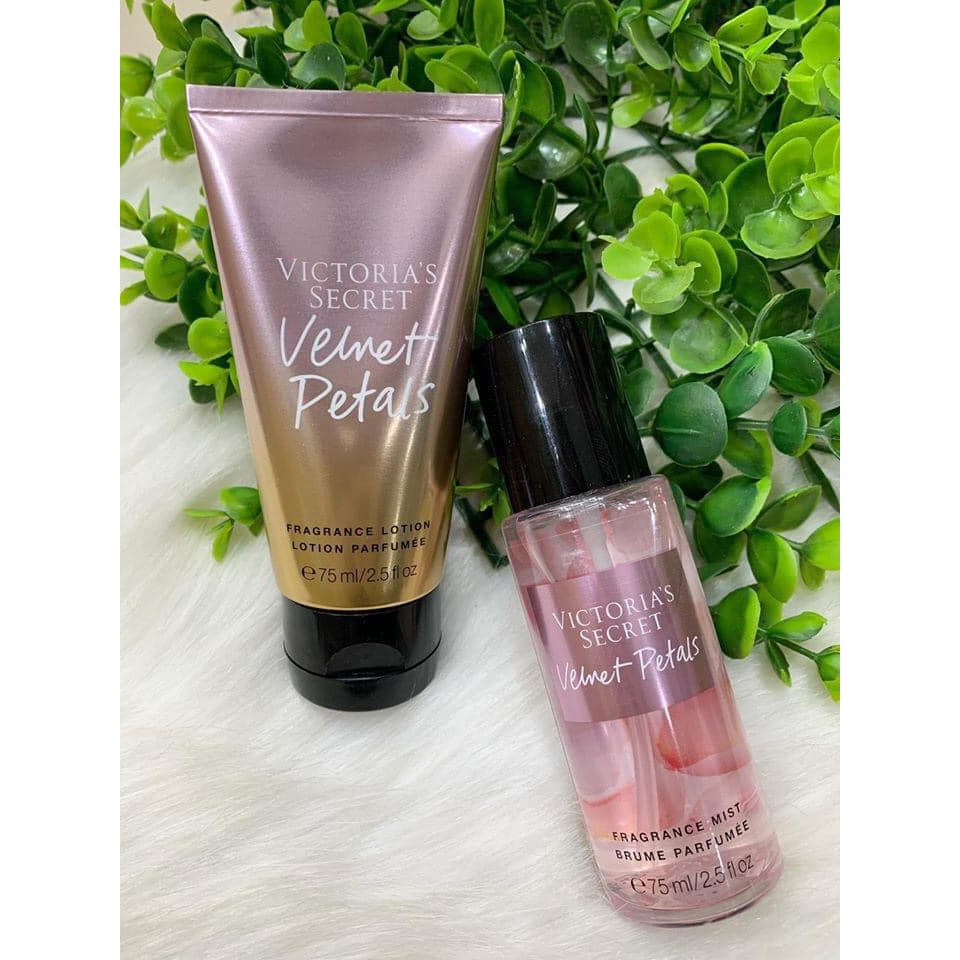 Set Xịt Thơm và Dưỡng Thể VICTORIA'S SECRET FRAGRANCE MIST & LOTION Mùi Velvet Petals | BigBuy360 - bigbuy360.vn