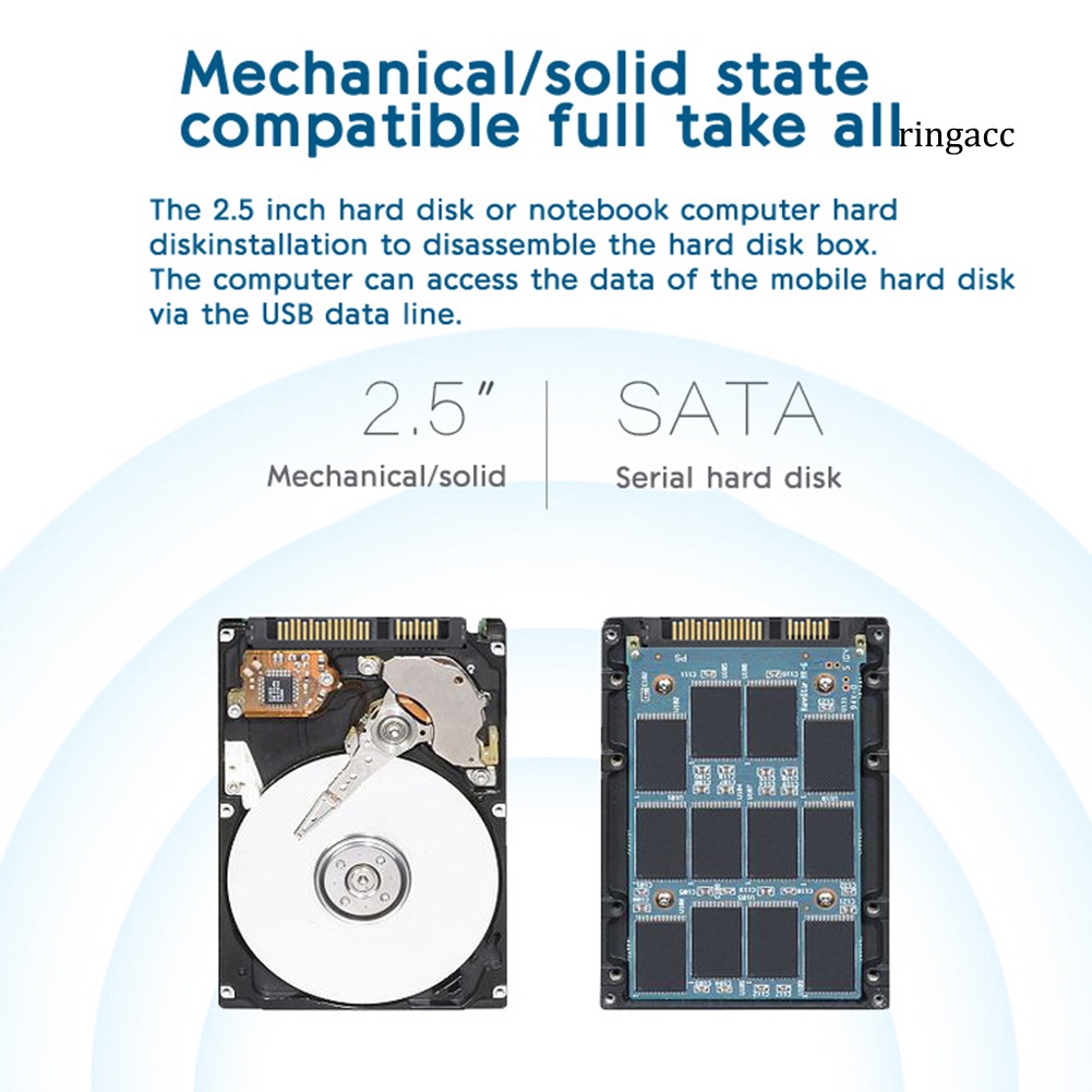 Ổ Cứng Ngoài 2.5inch Usb3.0 Sata Hdd Cho Windows Linux | BigBuy360 - bigbuy360.vn