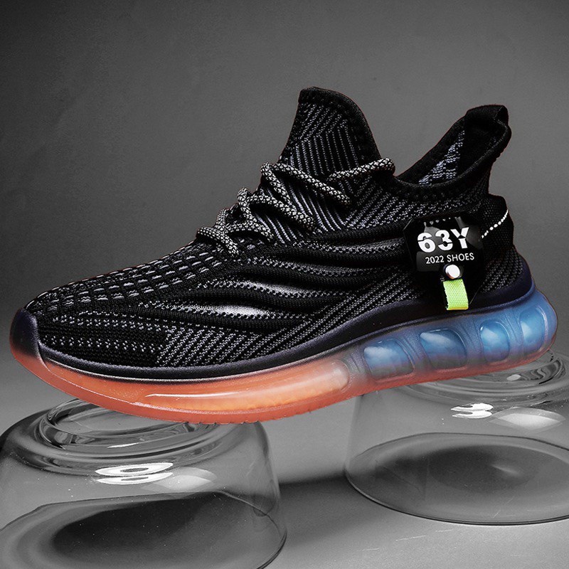 Giày thể thao nam đế thạch trong suốt cao cấp , Giày Sneaker nam PVC 350
