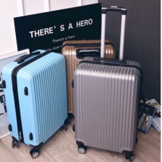 \XẢ KHO/ SIZE 20 - Valy nhựa dẻo kẻ sọc thời trang đủ màu