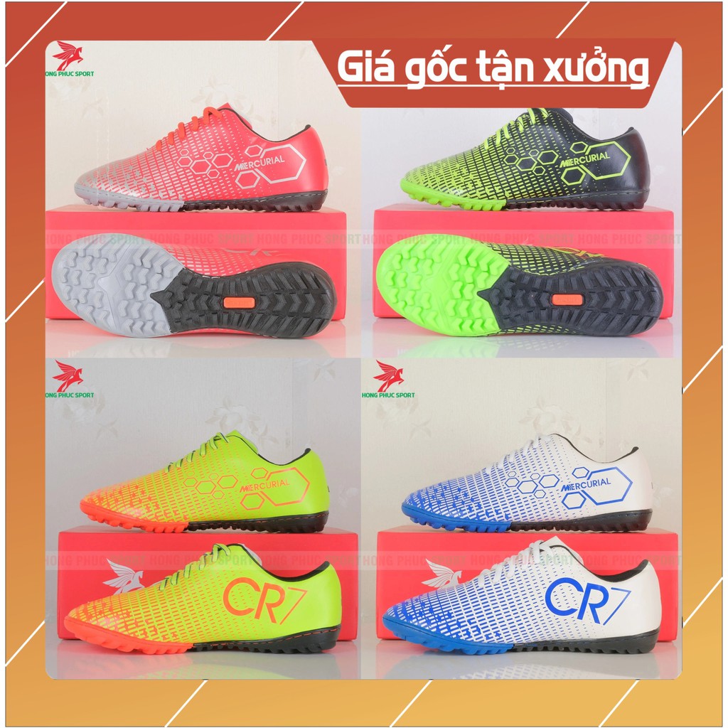 GIÀY ĐÁ BÓNG MERCURIAL CỔ CHUN KHÂU FULL ĐẾ FULL BOX ĐỦ MÀU