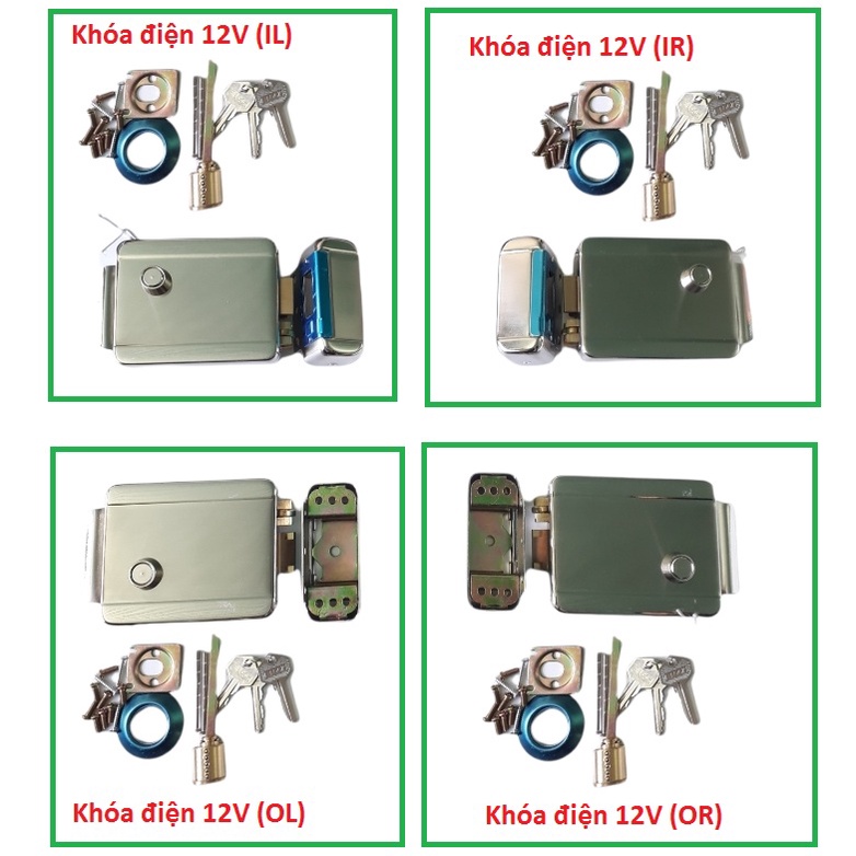 Khóa điện 12V - khóa cửa cổng , cửa nhà