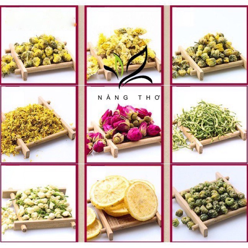 Trà Dưỡng Nhan An Thần Bạch Cúc Hạ Thảo 7 vị- Trà Giảm Cân - Trà Detox T37