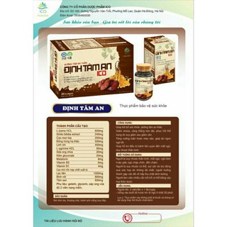 ĐỊNH TÂM AN ICO 30 viên