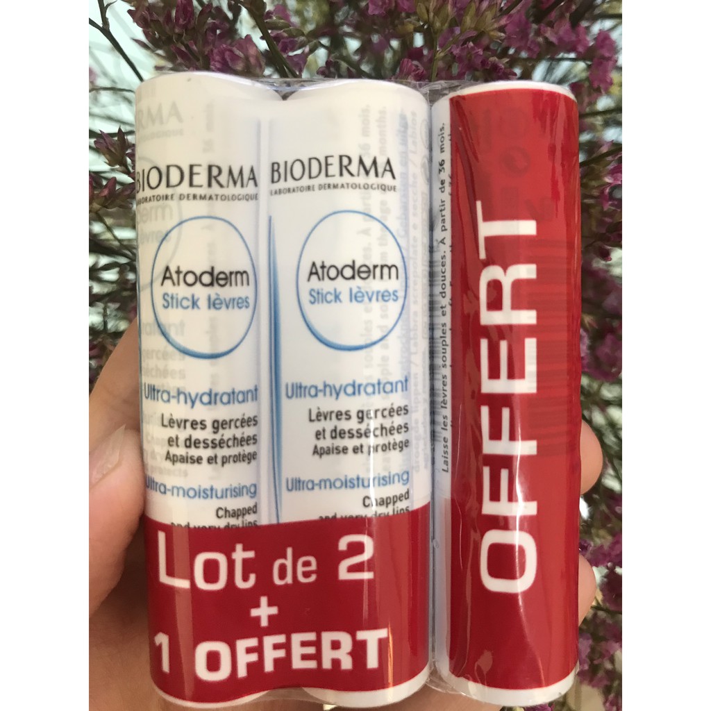 ✅[HÀNG CHÍNH HÃNG]Son dưỡng Bioderma Atoderm Levres Stick Hydratant