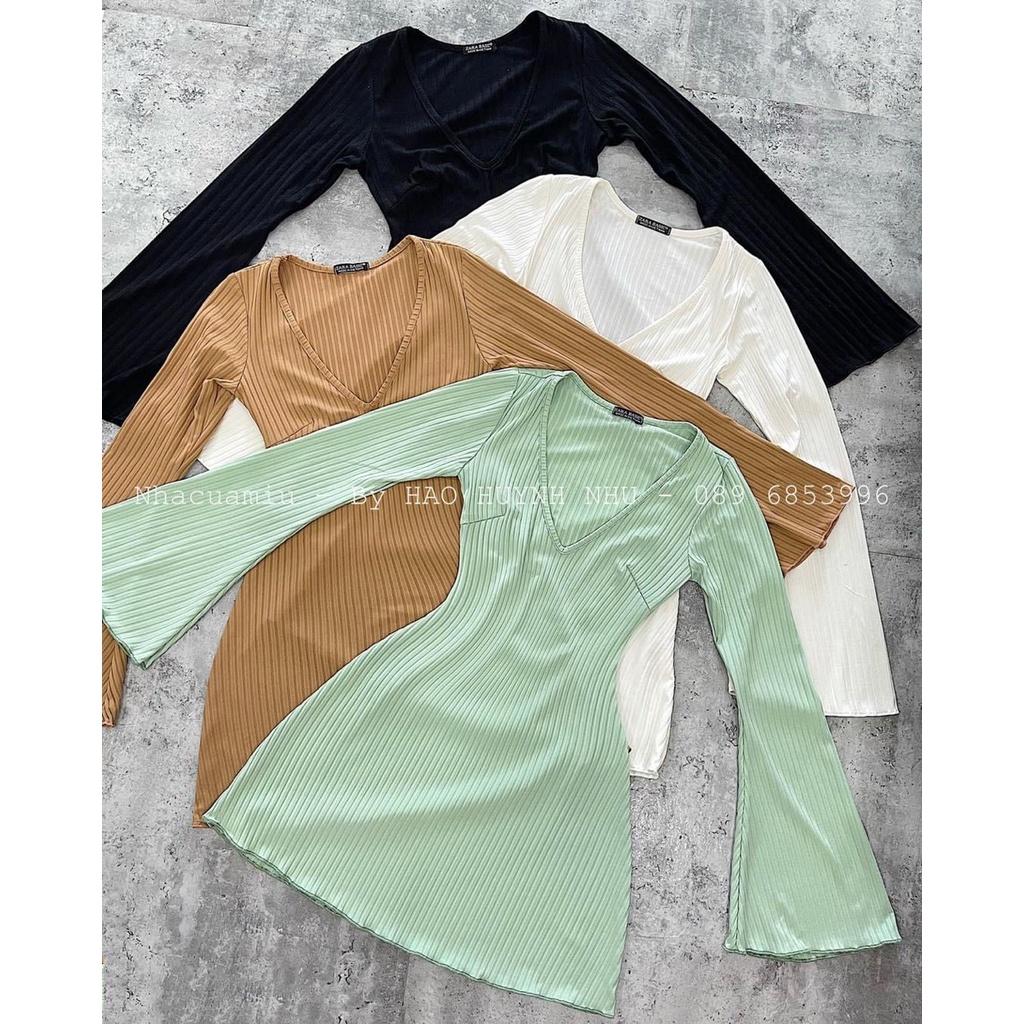 Siêu phẩm đầm xòe cổ tim, tay dài hơi loe, thiết kế đơn giản nhưng cực kì sang trọng &%&$tn | BigBuy360 - bigbuy360.vn