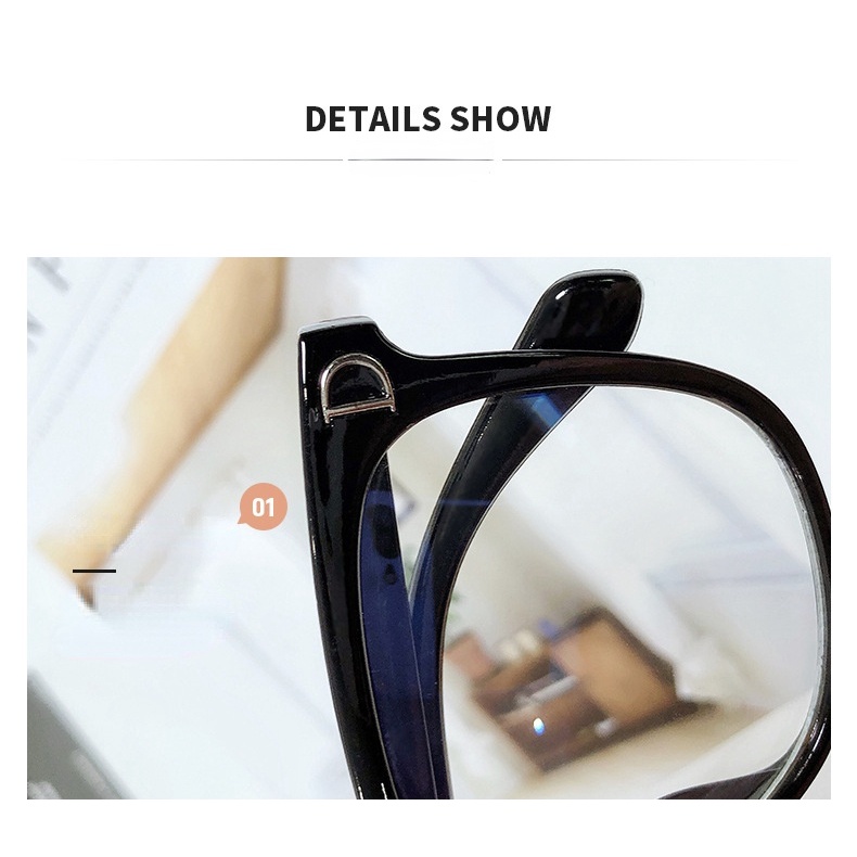 Thời trang kính chống ánh sáng xanh kính cận thị độ 0 ° đến-600 °