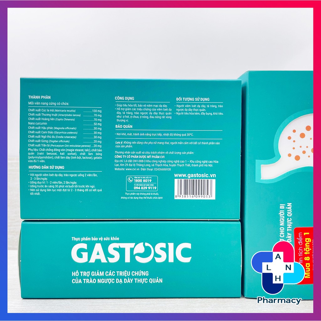 GASTOSIC - Giải pháp chuyên biệt cho trào ngược dạ dày thực quản.