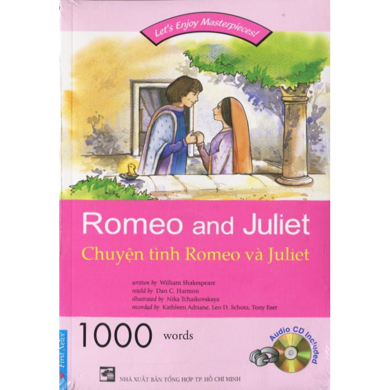 Sách-Let's Enjoy Masterpieces - Romeo And Juliet + CD