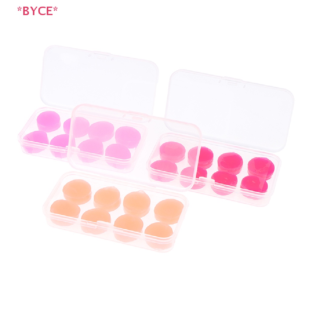 Bộ 8 Nút Bịt Tai Chống Ồn Bằng Silicon Có Thể Tái Sử Dụng Mới