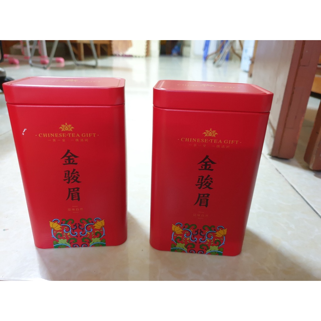 Hộp đựng trà ngày thường, ngày tết sang trọng, kín hơi KT :14x8cm