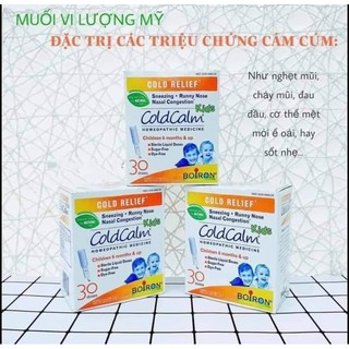 Muối Uống Vi Lượng Boizon Coldcalm Mỹ Hộp 30 ống