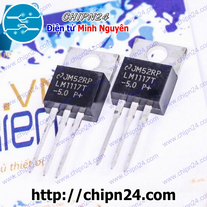 [2 CON] IC LM1117T-5.0 TO-220 (LM1117 LM1117-5.0 5V)