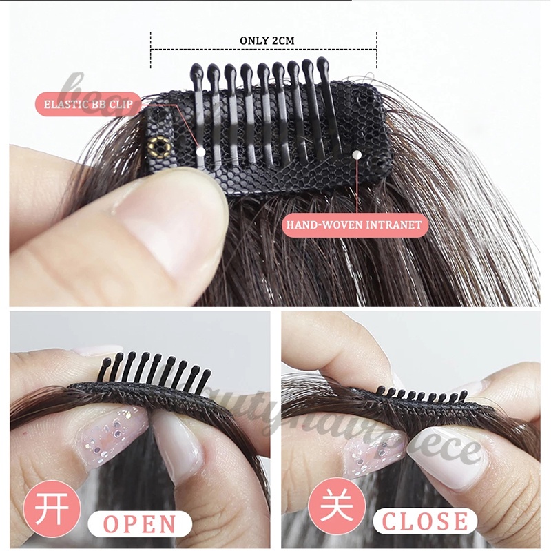 Tóc Mái Giả Nối Dài Phong Cách Hàn Quốc Cho Nữ