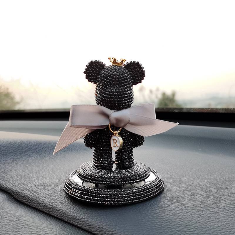 Gấu Gloomy Bear Đính Đá Trang Trí Taplo Ô Tô, Sáp Thơm Ô Tô Dành Cho Phái Đẹp