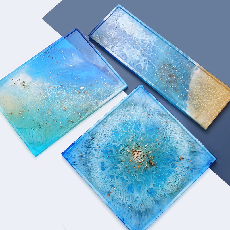 San * Khuôn Silicon Resin Làm Khay Phục Vụ Trang Sức DIY