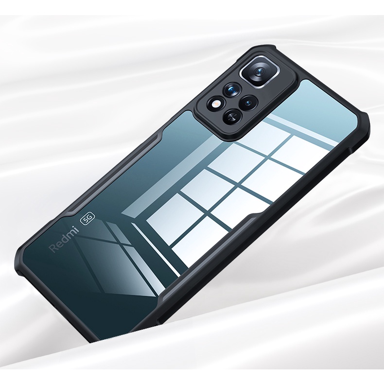 Ốp Điện Thoại Acrylic Trong Suốt Chống Sốc Cho Xiaomi Redmi Note 11 Pro Plus 5G 2021 11E 11S 11T 5G 2022