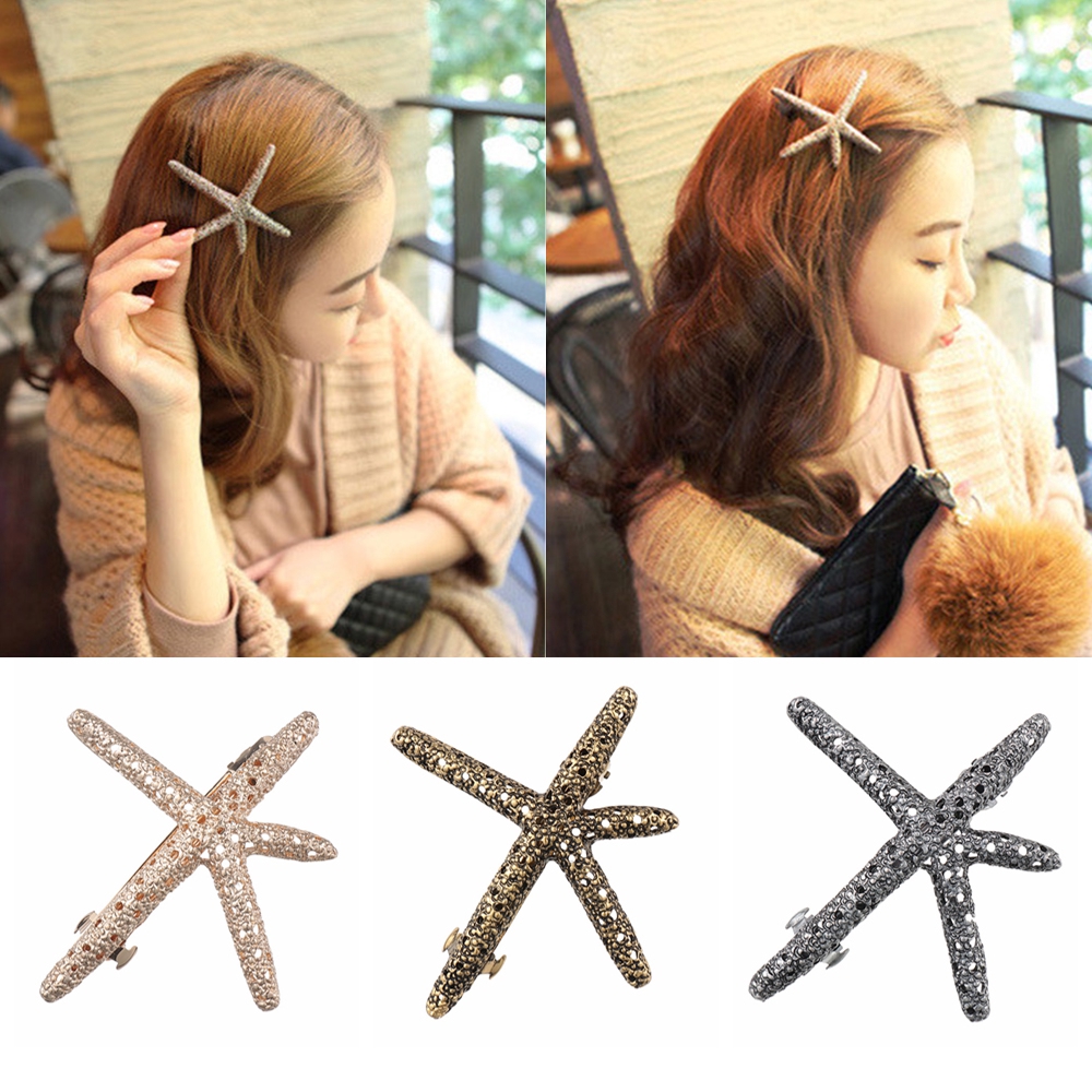 Kẹp tóc hợp kim hình chiếc lá xinh xắn thời trang cho nữ