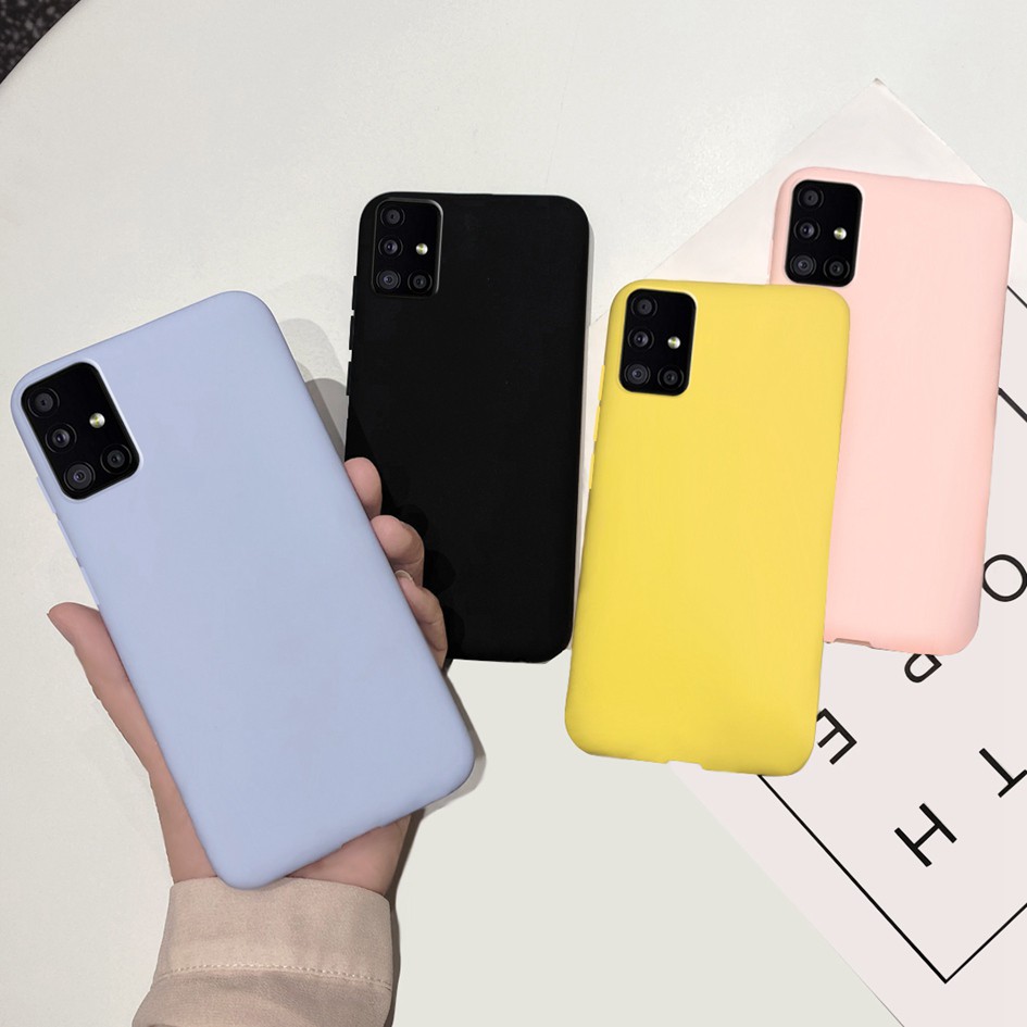 Ốp điện thoại mềm màu kẹo dành cho Samsung Galaxy A51 A 51 Sm-A515F Sm-A516B Galaxya51 4g 5g 2019 2020