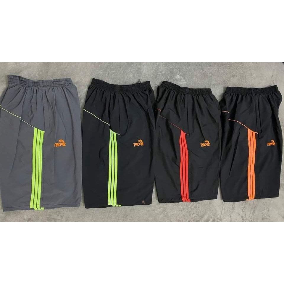 Quần Đùi Sport Nam Ba Sọc Chất Si Thoáng Mát Thời Trang QS3S