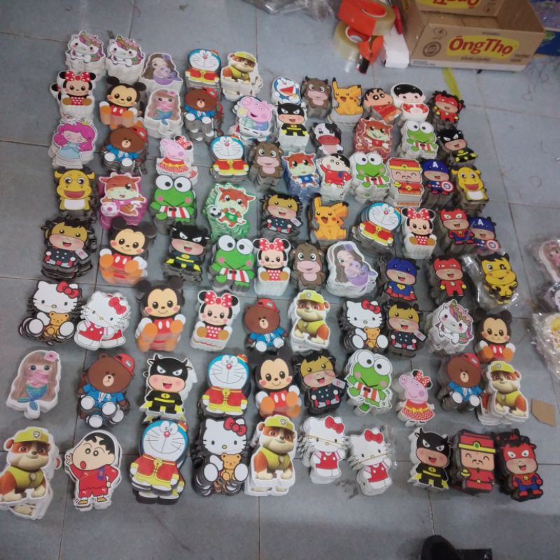 ✿✿✿ Combo 100 bao lì xì hoạt hình chibi 3D ✿✿✿
