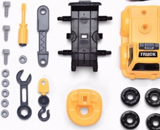 Đồ chơi lắp ráp xe công trình ( size to )