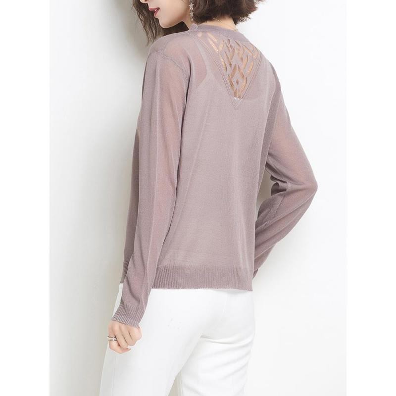 Áo Khoác cardigan Vải Lụa Lạnh Dệt Kim Mỏng Ngắn Bảo Vệ Chống Nắng Bên Ngoài Cho Nữ Năm 2021👗Purashiersacefairy dress👚】 | BigBuy360 - bigbuy360.vn