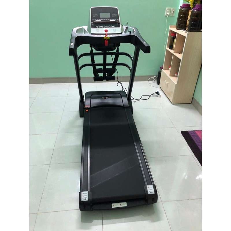 Máy chạy bộ tại nhà gấp gọn tốc độ tối đa 16Km/h màn hình 5.5 Inch, Máy chạy bộ tại nhà, phòng tập gym đa năng cao cấp