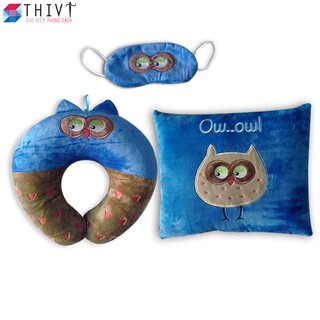 gối tựa lưng , gối kê cổ, bịt mắt