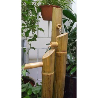 Thác nước phong thủy  tre- Size lớn (60Cm)