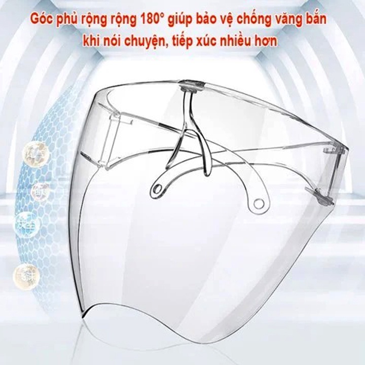 Kính chống dịch trong suốt PVC Face Shield