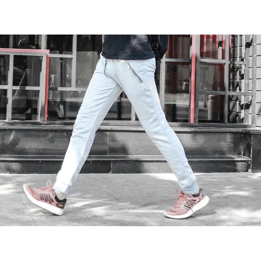&lt;FREE SHIP&gt; Quần jogger vải thun nỉ co giãn dày dặn