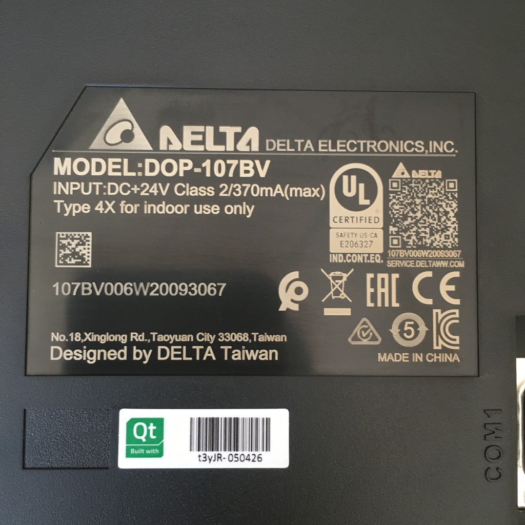 Màn hình HMI Delta DOP-107BV, DOP-107DV