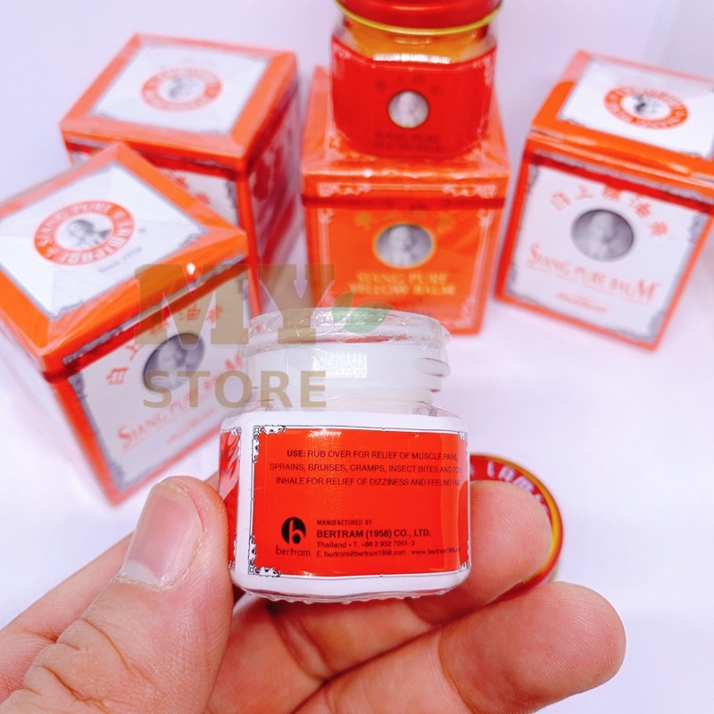 Dầu Cù Là Ông Già Siang Pure/ Trắng/Đỏ Thái Lan 12g