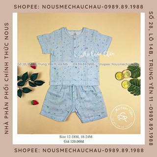 Bộ cộc xô xanh trăng sao nous