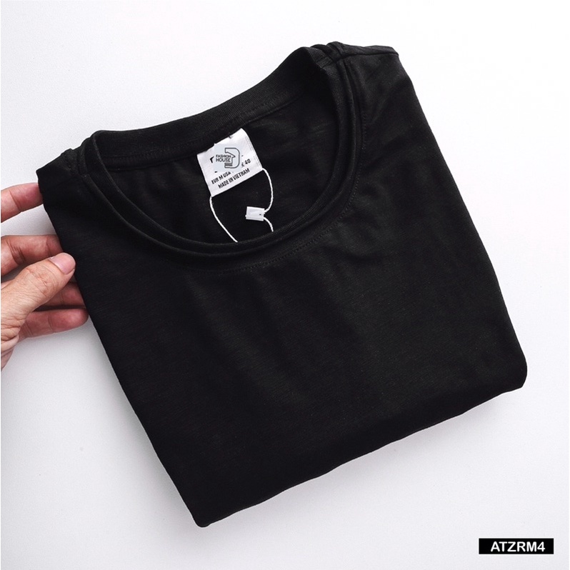 Áo Thun Mùa Nóng 100% Cotton Mềm Mịn Thấm Hút Mồ Hôi, Áo Thun Vải Sớ Gỗ Hàng Xuất, Áo Phông Nam, Áo Thun Nam Trơn | BigBuy360 - bigbuy360.vn