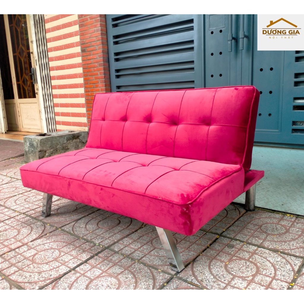 Sofa bed mini 1.2m để decor cafe, phòng trọ, phòng ngủ