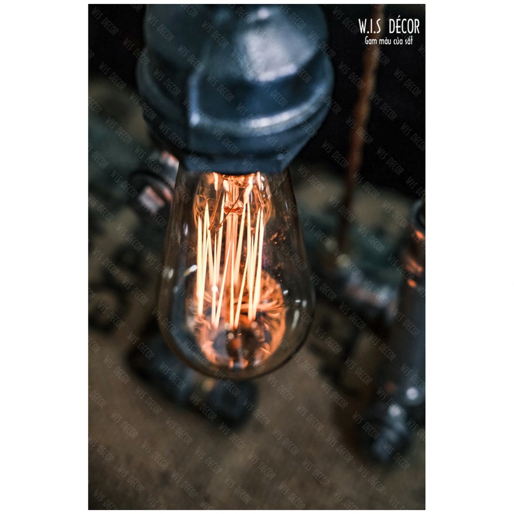Đèn Decor - Đèn Ống Nước Trang Trí Bóng Sợi Đốt Edison - The Cos 03 Lamp