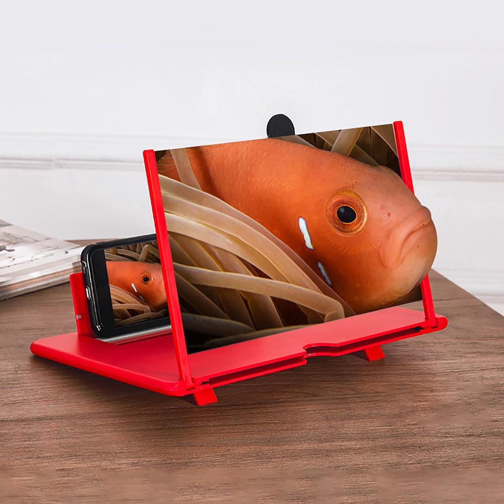 Ky Kính Lúp Phóng To Màn Hình Điện Thoại Để Bàn Đa Năng Có Thể Gập Lại