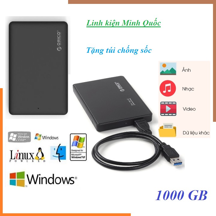 Ổ CỨNG DI ĐỘNG ORICO 1000GB