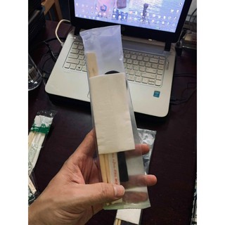 500 Set (Combo 4 trong 1) Đũa - Thìa - Tăm - Giấy ăn 🇯🇵🇯🇵🇯🇵🇯🇵