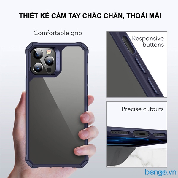 Ốp lưng dành cho iPhone 12/12 Pro/ Pro Max ESR Air Armor Clear Hard Case