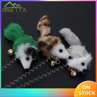 Bộ 3 đồ chơi chuột giả lông xù cho thú cưng