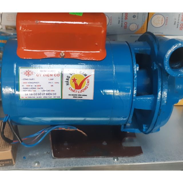 Motor bơm nước UDICO 1.5HP. Giá bán 1.500.000đ giảm còn 1.050 ...