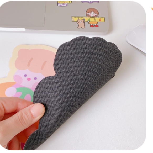 Miếng Lót Chuột Cao Su PVC Cao Su Chống Trượt Không Thấm Nước Họa Tiết Gấu Hoạt Hình Sáng Tạo Phong Cách Hàn Quốc