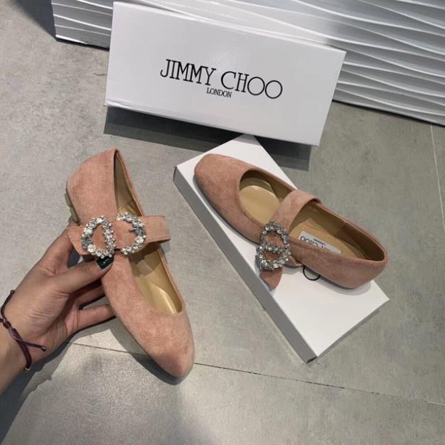 xa kho |  Sales T8 | HOT Tháng 7 Giày búp bê jimmy choo quai ngang fullbox Tốt Nhất Rồi Đẹp Xịn . 2020 new .. .. . . .