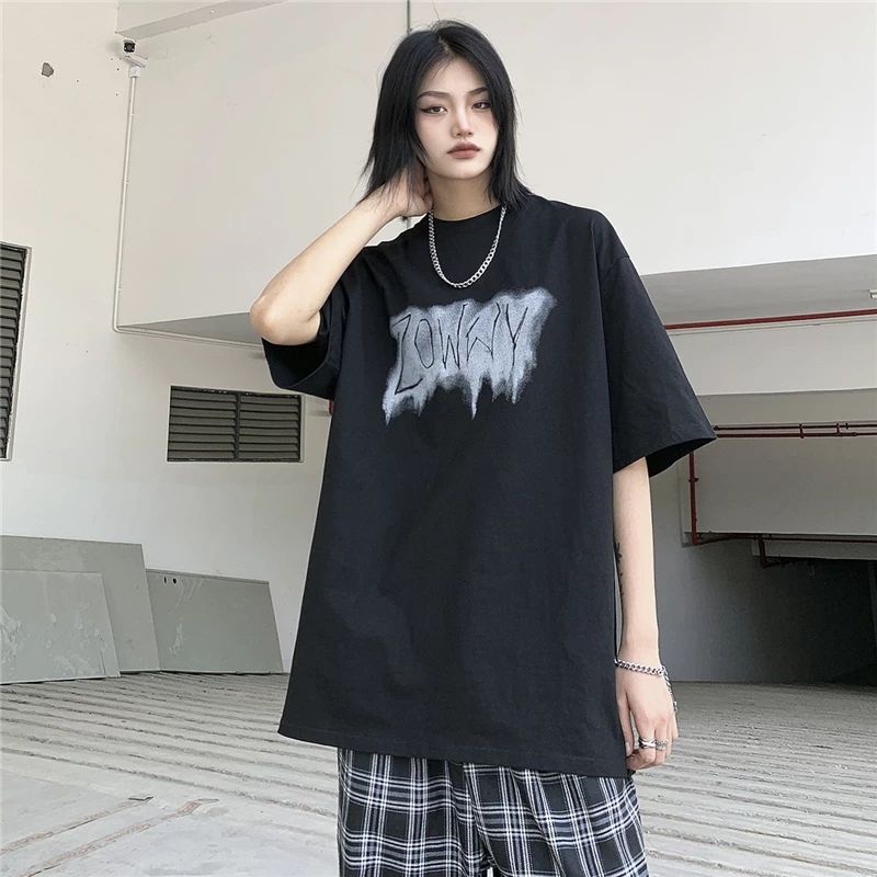 Áo thun tay lỡ nam nữ, áo phông unisex form rộng chất cotton mát mịn thấm hút mồ hôi in hình trái đất lỡ | BigBuy360 - bigbuy360.vn