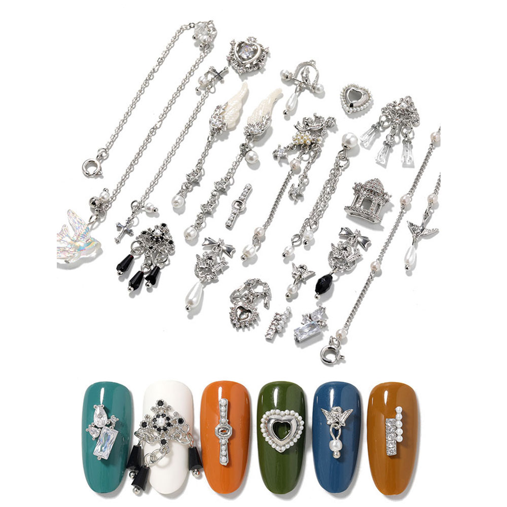 [Hàng mới về] Hạt phụ kiện trang trí móng tay thời trang