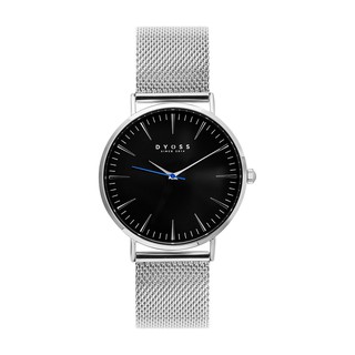 Đồng hồ Nam dây kim loại Trắng Dyoss Iconic Black mesh 40mm (Dây có thể Thay đc DW Daniel Wellington)