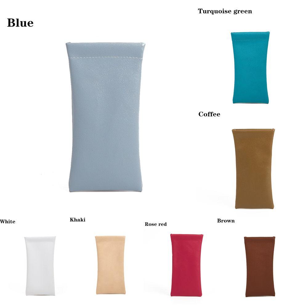 Ví Đựng Mắt Kính / Cọ Trang Điểm Bằng Da PVC Nhỏ Gọn Tiện Lợi